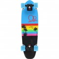 Ocean Pacific Sunset Blue / Black Cruiser Complete Skateboard - 7.5" x 27"