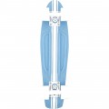 Swell Skateboards Stringer Blue / White / White Cruiser Complete Skateboard - 6" x 22"
