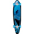 Layback Longboards Slotted Longboard Complete Skateboard - 9.75" x 40"