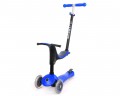 Globber GO UP Sporty 4-IN-1 | Kids 3-Wheel Scooter | Navy